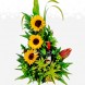 Arreglo Floral Con Girasoles Y Vino A Domicilio En Cali Pedido Con Un Día De Anticipación 
