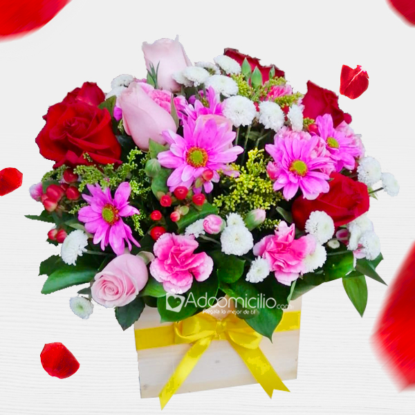 Arreglo Floral Mixto Para Amor Y Amistad A Domicilio En Cali 