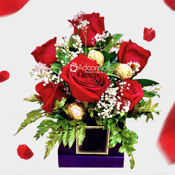 Rosas Y Chocolates Para Amor Y Amistad A Domicilio En Barranquilla Pedido Con Un Día De Anticipación 