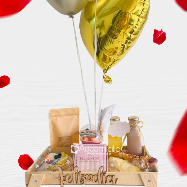 Desayuno Sorpresa Con Globos Para Amor Y Amistad A Domicilio En Pereira Pedido Con Un Día De Anticipación 