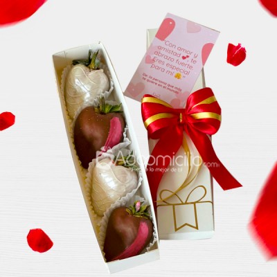 Fresas Con Chocolate X4 Para Amor Y Amistad A Domicilio En Armenia Pedido Con Un Día De Anticipación 