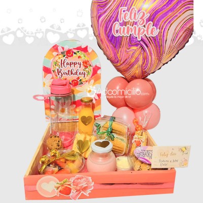 Desayuno Sorpresa Con Globos Para Mujer A Domicilio En Barranquilla Pedido Con Un Día De Anticipación